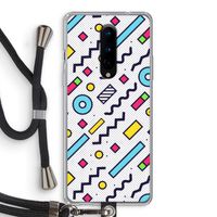 8-bit N°8: OnePlus 8 Transparant Hoesje met koord
