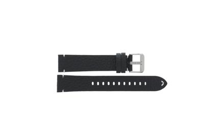Horlogeband Seiko SRPG39K1 / 4R36-10A0 / L0MY011J0 Leder Zwart 20mm