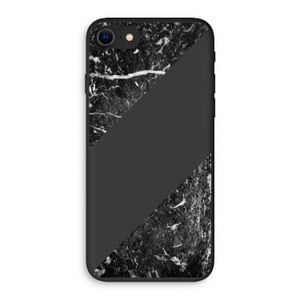 Zwart marmer: iPhone SE 2020 Biologisch afbreekbaar hoesje