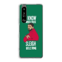 Sleigh Bells Ring: Sony Xperia 1 III Transparant Hoesje