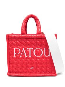 Patou sac à main matelassé à logo brodé - Rouge