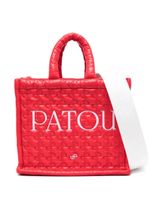 Patou sac à main matelassé à logo brodé - Rouge