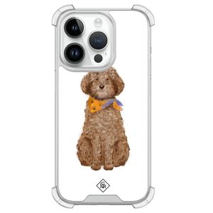 iPhone 14 Pro shockproof hoesje - Labradoodle