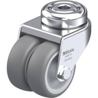 Blickle LMDA-TPA 50G Dubbel zwenkwiel Wieldiameter: 50 mm Draagvermogen (max.): 80 kg 1 stuk(s)