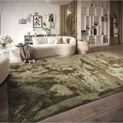 Vloerkleed Calida - Groen maat: 170x120cm - materiaal: Polyester - Dekbed-Discounter.nl
