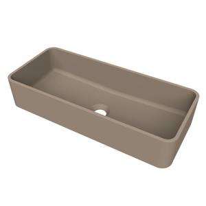 Arcqua Case waskom - rechthoek - 60x26cm - mat truffel WAS806219