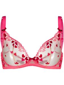 Agent Provocateur soutien-gorge à cœurs - Rose