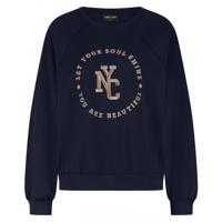 Lady day - Blauw | Dames | Trui | Blauw | M | regular | Kamst mode