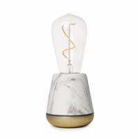Humble Oplaadbare tafellampOne White Marble - HUMTL00103