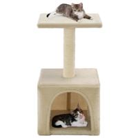VidaXL Kattenkrabpaal met sisal krabpaal 55 cm beige