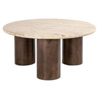 Salontafel Douglas 90Ø (Bruin)