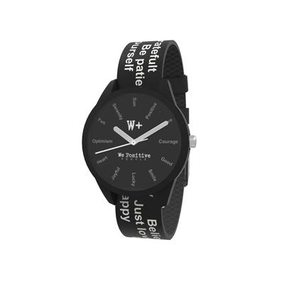 We Positive Watch Printed Crazy Col. Black