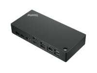 Lenovo 40AY0090EU notebook dock & poortreplicator Bedraad USB 3.2 Gen 1 (3.1 Gen 1) Type-C Zwart