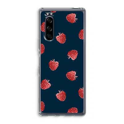 Framboosjes: Sony Xperia 5 Transparant Hoesje