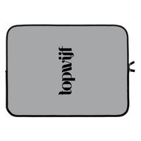 Topwijf Grijs Zwart: Laptop sleeve 15 inch Topwijf Grijs Zwart: Laptop sleeve 15 inch