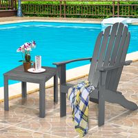 Buiten Hout Adirondack Stoel Acacia Hout Stoel voor Achtertuin Terras Tuin Klassieke Adirondack Dekstoel met Ergonomisch Ontwerp