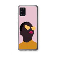 Yellow glasses: Samsung Galaxy A31 Transparant Hoesje