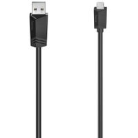 Hama 00200608 USB-kabel 1,5 m USB 2.0 Micro-USB A USB A Zwart - thumbnail