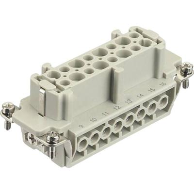 Harting 09330162701 Businzetstuk Han® E 16 + PE Schroeven 1 stuk(s) Piece