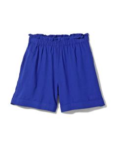 HEMA Dames Short Raiza Met Linnen Blauw (blauw)