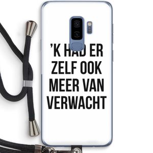 Meer verwacht: Samsung Galaxy S9 Plus Transparant Hoesje met koord