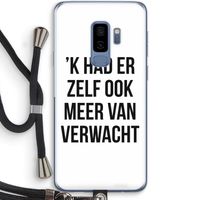 Meer verwacht: Samsung Galaxy S9 Plus Transparant Hoesje met koord