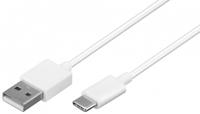 USB-C 3.1 naar USB-A 2.0 Mannelijke Kabel - 2m - Wit