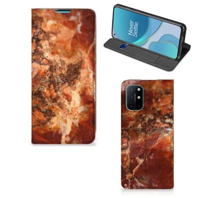 OnePlus 8T | Standcase | Marmer Bruin