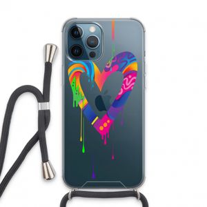 Melts My Heart: iPhone 13 Pro Max Transparant Hoesje met koord