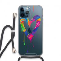 Melts My Heart: iPhone 13 Pro Max Transparant Hoesje met koord