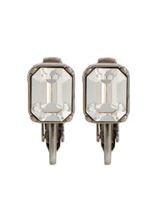 DSQUARED2 D2 Classic crystal-embellished earrings - Argent