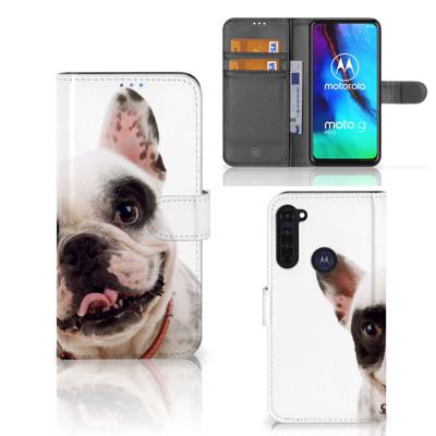 Motorola Moto G Pro | Telefoonhoesje | Met pasjeshouder | Franse Bulldog