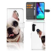 Motorola Moto G Pro | Telefoonhoesje | Met pasjeshouder | Franse Bulldog