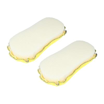 Benson Autospons - 2x - geel - microvezel - 23,5 x 10,5 cm - autowas