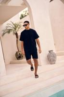Malelions Monogram Towelling Shorts Mm3-ss25-24 Korte Broeken 900 Black