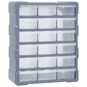VidaXL Organiser met 18 medium lades 38x16x47 cm