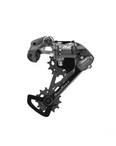 SunRace achterderailleur 12V medium kooi direct zwart