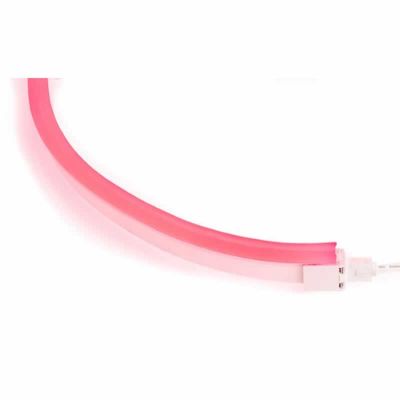 LED Neon Flex Flat Professional rood 24V 20M met aansluitkabel 110-144
