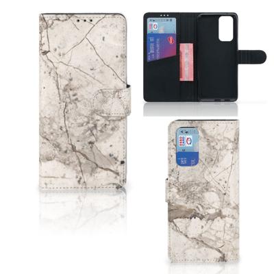 OnePlus 9 Pro | Bookcase | Marmer Beige