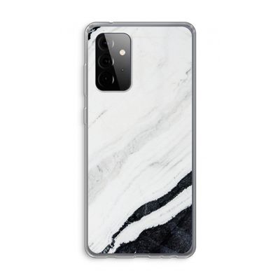 Elegante marmer: Samsung Galaxy A72 Transparant Hoesje