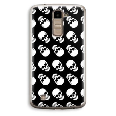 Musketon Skulls: LG K10 (2016) Transparant Hoesje