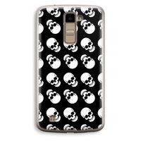 Musketon Skulls: LG K10 (2016) Transparant Hoesje
