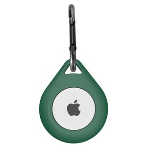 Apple AirTag Silicone Druppel Sleutelhanger - Groen
