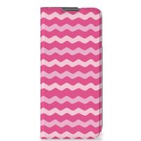 OnePlus Nord CE 2 5G Hoesje met Magneet Waves Pink - thumbnail