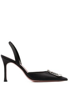 Amina Muaddi escarpins Camelia 90 mm - Noir