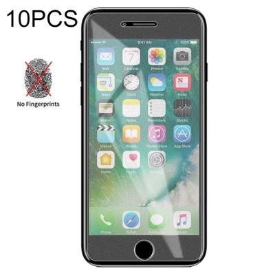 10 STKS niet-volledige matte Frosted gehard glas film voor iPhone 7 plus/8 plus
