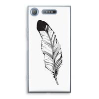 Pluim: Sony Xperia XZ1 Transparant Hoesje