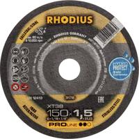 Rhodius 205700 Doorslijpschijf recht 150 mm 1 stuk(s) RVS, Staal