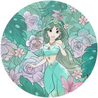 Komar Dots; Komar Home Behangcirkel Disney Princess - Aladdin - Jasmin Elegant MInt - DD1-004