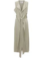 Victoria Beckham robe mi-longue style trench - Vert - thumbnail